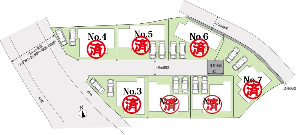 セルリアンビレッジ 瀬野の区画図