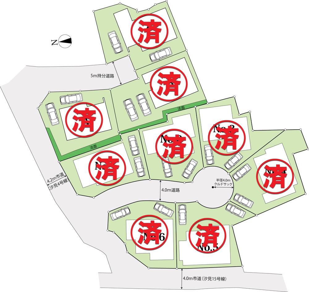 セルリアンステージ 天応駅前の区画図