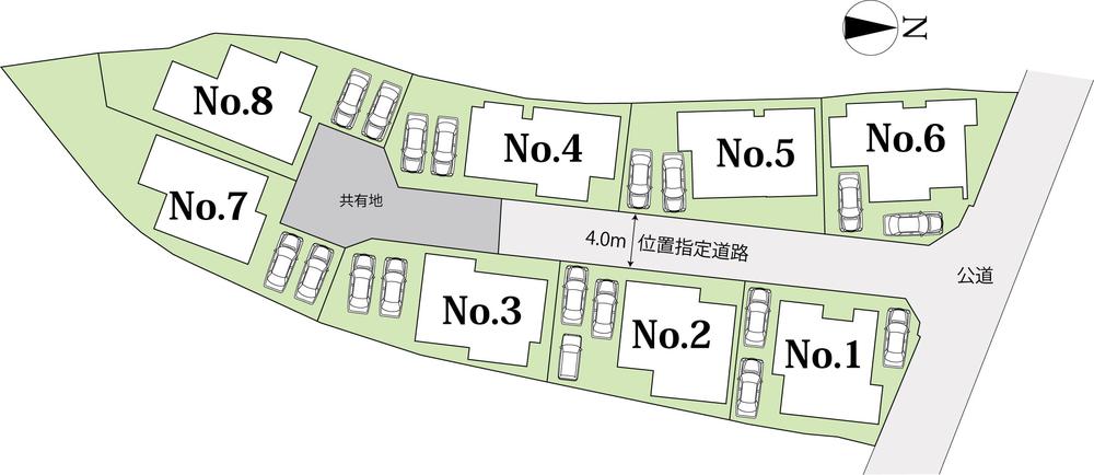 セルリアンビレッジ 中野東七丁目の区画図