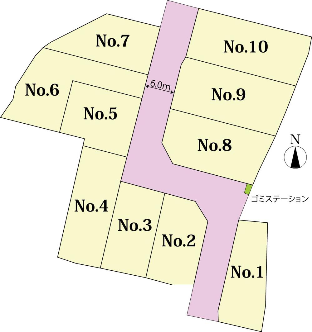 セルリアンヒルズ 中島の区画図