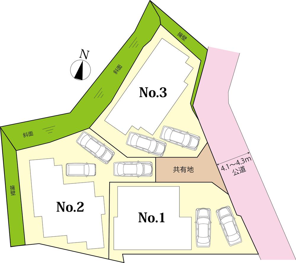 セルリアンヒルズ 東霞町の区画図