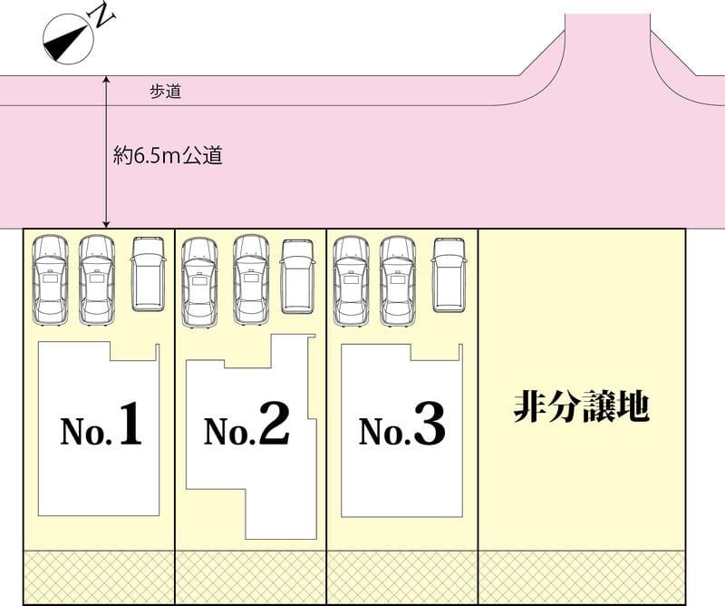 セルリアンステージ 八木六丁目の区画図