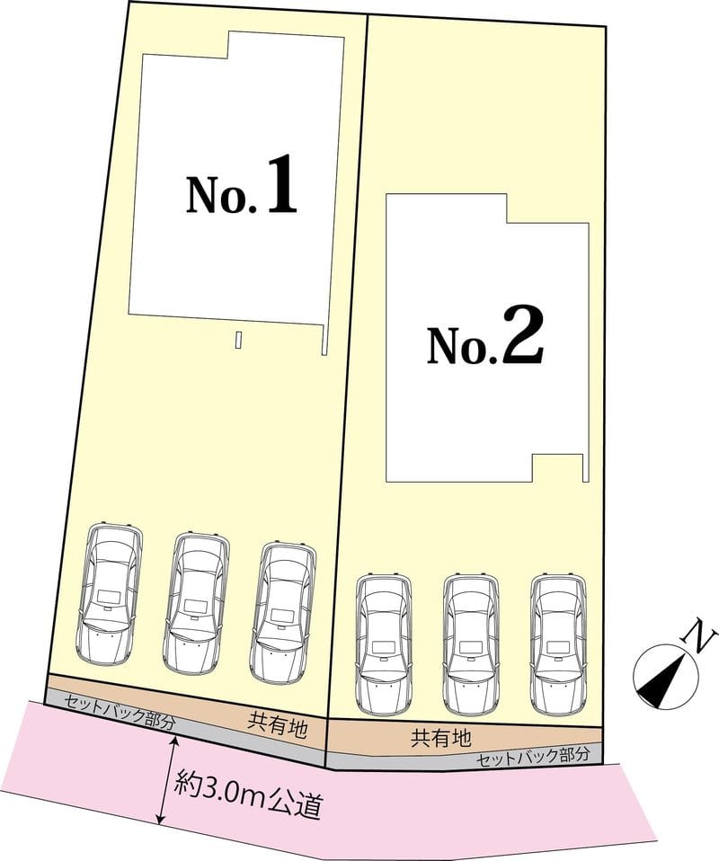 セルリアンステージ 岩国装束町の区画図