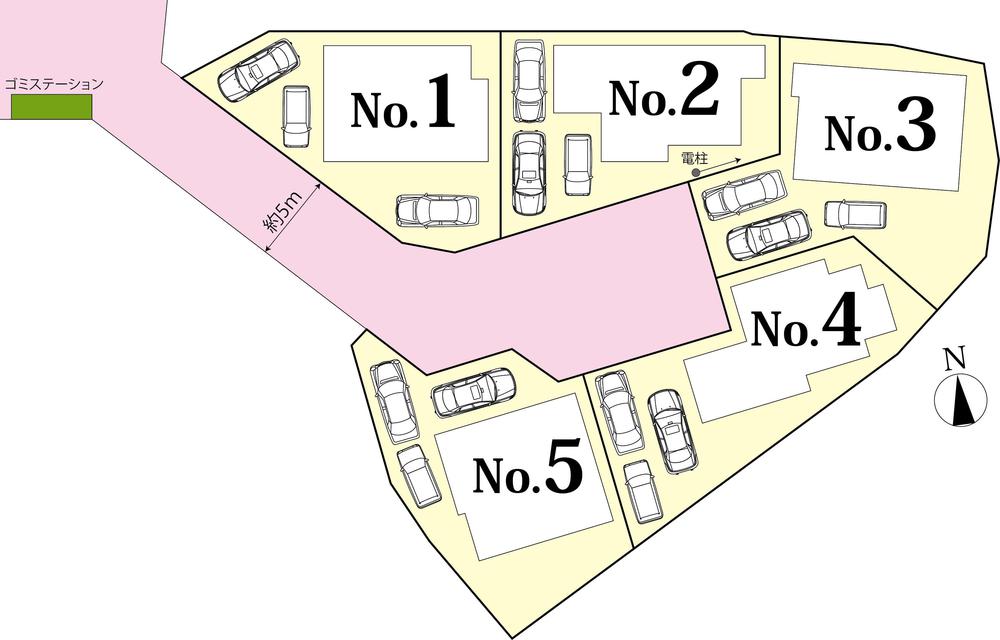 セルリアンスヒルズ 山手町三丁目の区画図