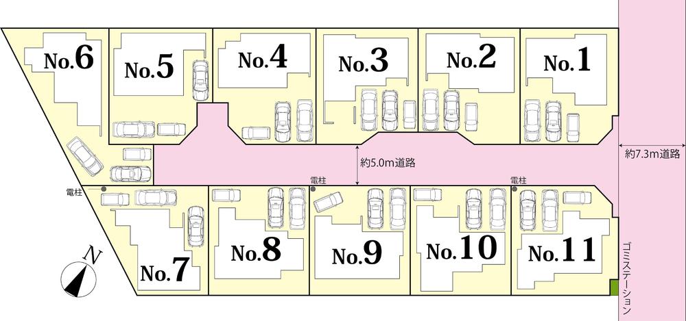 セルリアンステージ 西条町下見の区画図