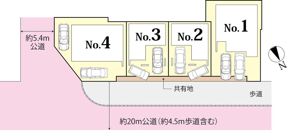 セルリアンステージ　呉市伏原一丁目の区画図