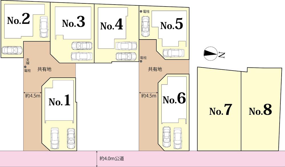 セルリアンステージ 福山松永町の区画図