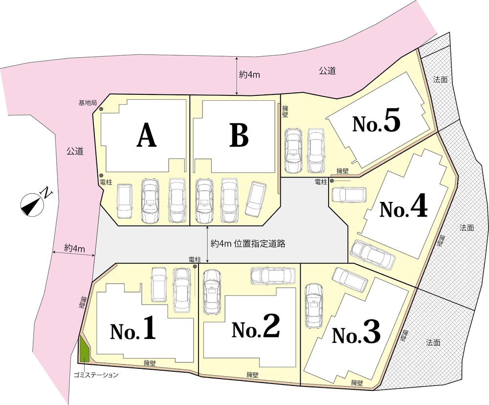 セルリアンステージ 上温品一丁目の区画図