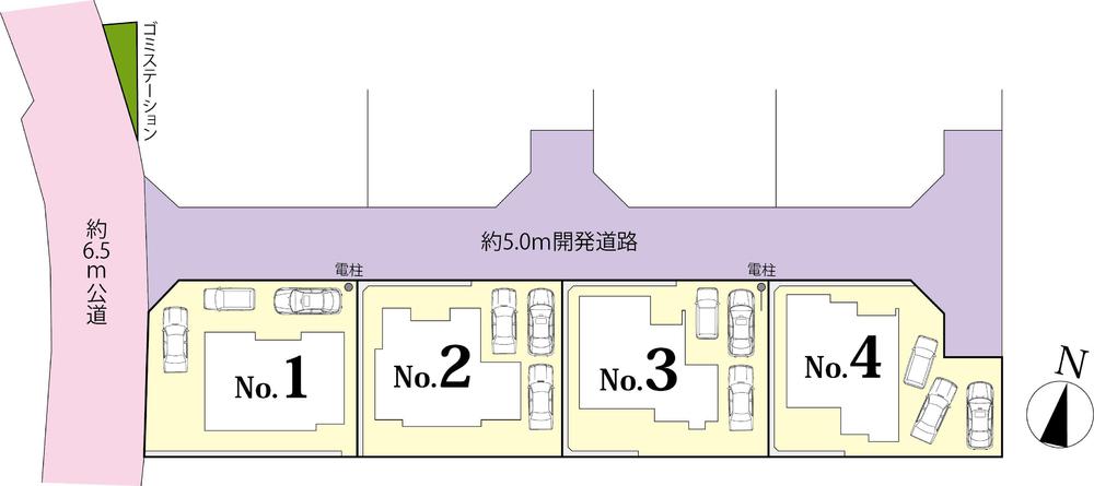 セルリアンステージ 周南市下上の区画図