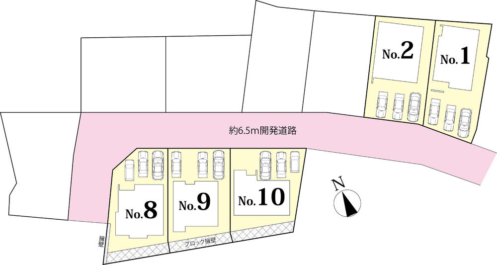 セルリアンステージ　西条町寺家の区画図