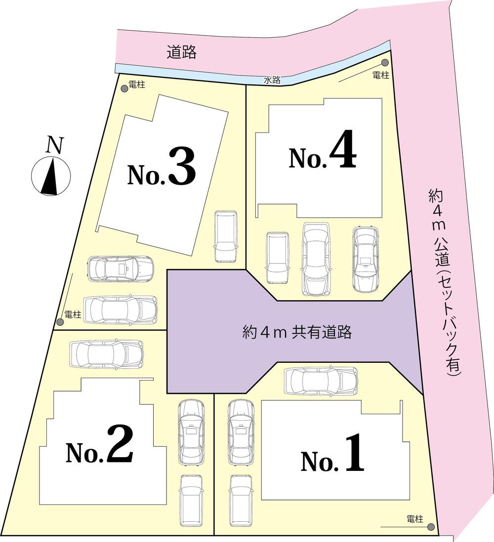 セルリアンステージ 下松市南花岡四丁目の区画図