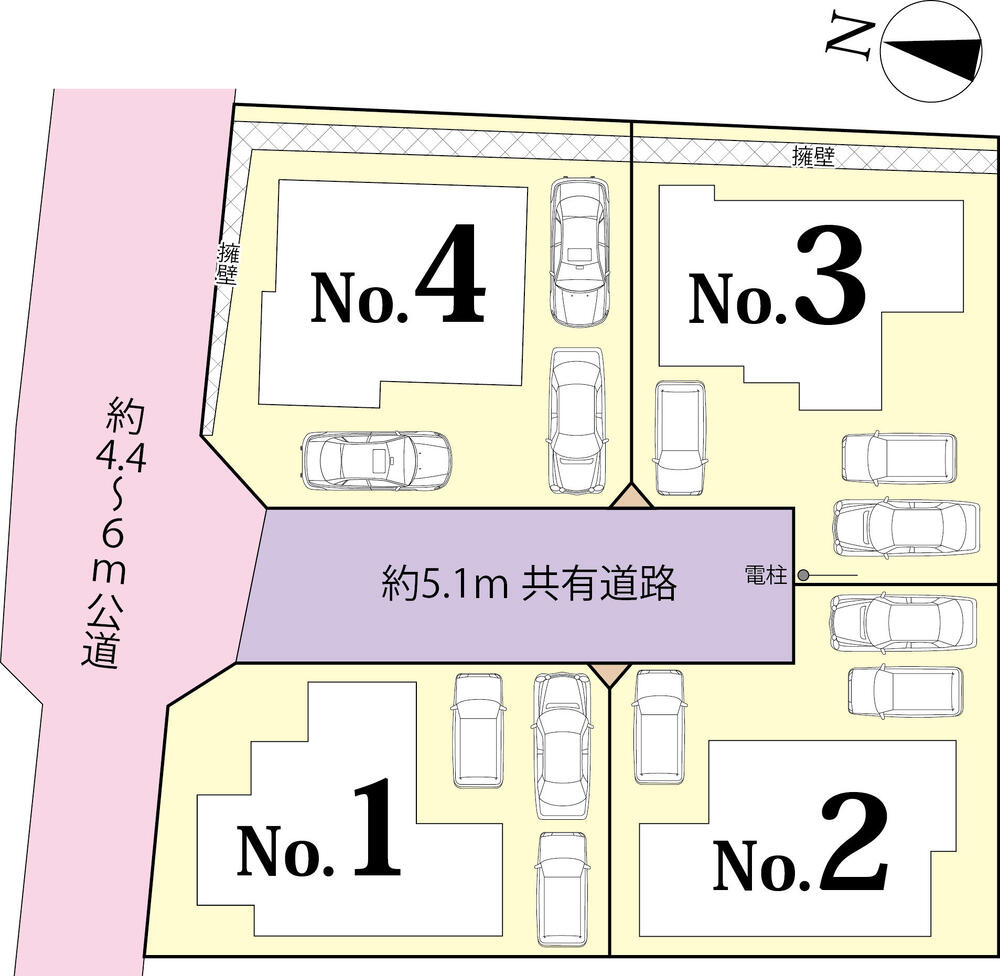 セルリアンステージ 八本松南五丁目の区画図
