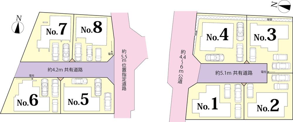 セルリアンステージ 八本松南五丁目の区画図